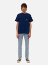【Nudie Jeans】Leffe Pocket Tee French Blue