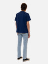 【Nudie Jeans】Leffe Pocket Tee French Blue