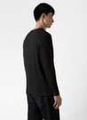 【Sunspel】Supima Long Sleeve Waffle Henley Coffee 深咖啡頂級匹馬棉格紋亨利領長袖