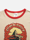 【Nudie Jeans】Lova Mountain Cream /  女款 天絲棉圖Tee 翻山越嶺
