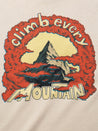 【Nudie Jeans】Lova Mountain Cream /  女款 天絲棉圖Tee 翻山越嶺