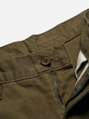 【Nudie Jeans】Luke Worker Shorts Twill Green／有機棉 斜紋布 中性 工裝短褲