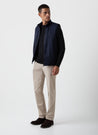 【Sunspel】Extra Fine Merino Crew Neck Jumper Charcoal Melange 炭灰色極細美麗諾羊毛圓領毛衣