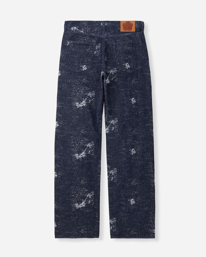OTARO】#400 Wave Jaguard Wide Straight Jeans – Blue Beach Denim
