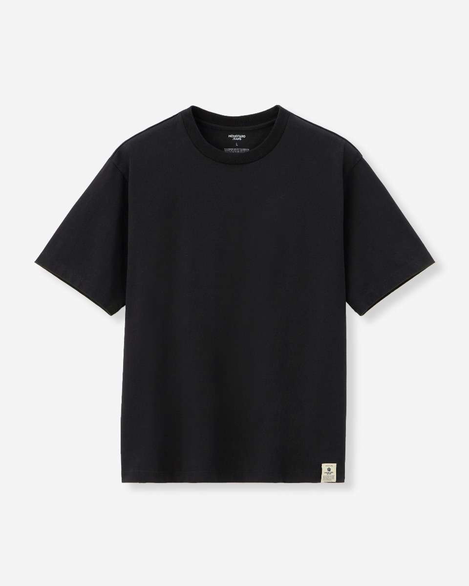 MOMOTARO】HEAVY OUNCE S/S SUVIN COTTON TEE BLACK – Blue Beach Denim