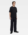 【MOMOTARO】HEAVY OUNCE S/S SUVIN COTTON TEE BLACK