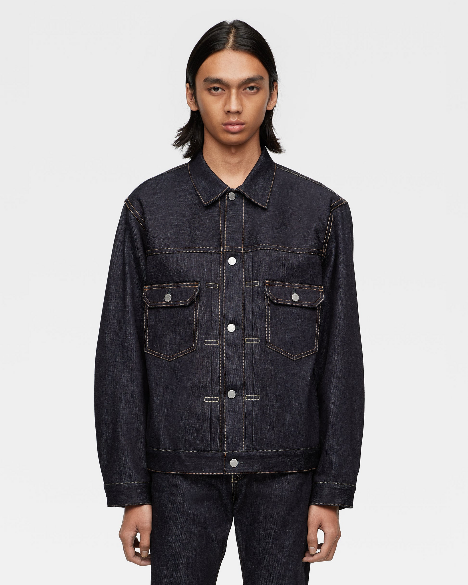 MOMOTARO】#002 STANDARD DENIM JACKET 14.7oz TYPE II – Blue Beach Denim MOMOTARO】#002 STANDARD DENIM JACKET 14.7oz TYPE II – Blue Beach Denim