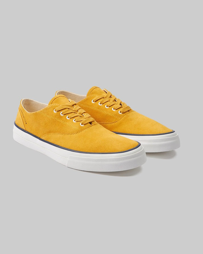 バナナエレファント Mr. Fliks】Suede Banana Deck Shoes – Blue Beach Denim