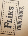 【Mr. Fliks】Off White Blue Line Canvas Deck Shoes 