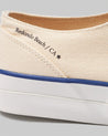 【Mr. Fliks】Off White Blue Line Canvas Deck Shoes 