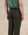 【Fortela】Maine Reversed Cotton Canvas Trousers Green