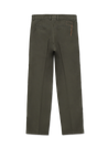 【Fortela】Maine Reversed Cotton Canvas Trousers Green