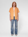 【Nudie Jeans】Arvid 50s Hawaii Shirt Ochre