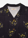 【Nudie Jeans】Arvid The Cat Hawaii Shirt Antracite 