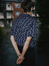 【Nudie Jeans】Arvid Ikat Shirt Blueberry