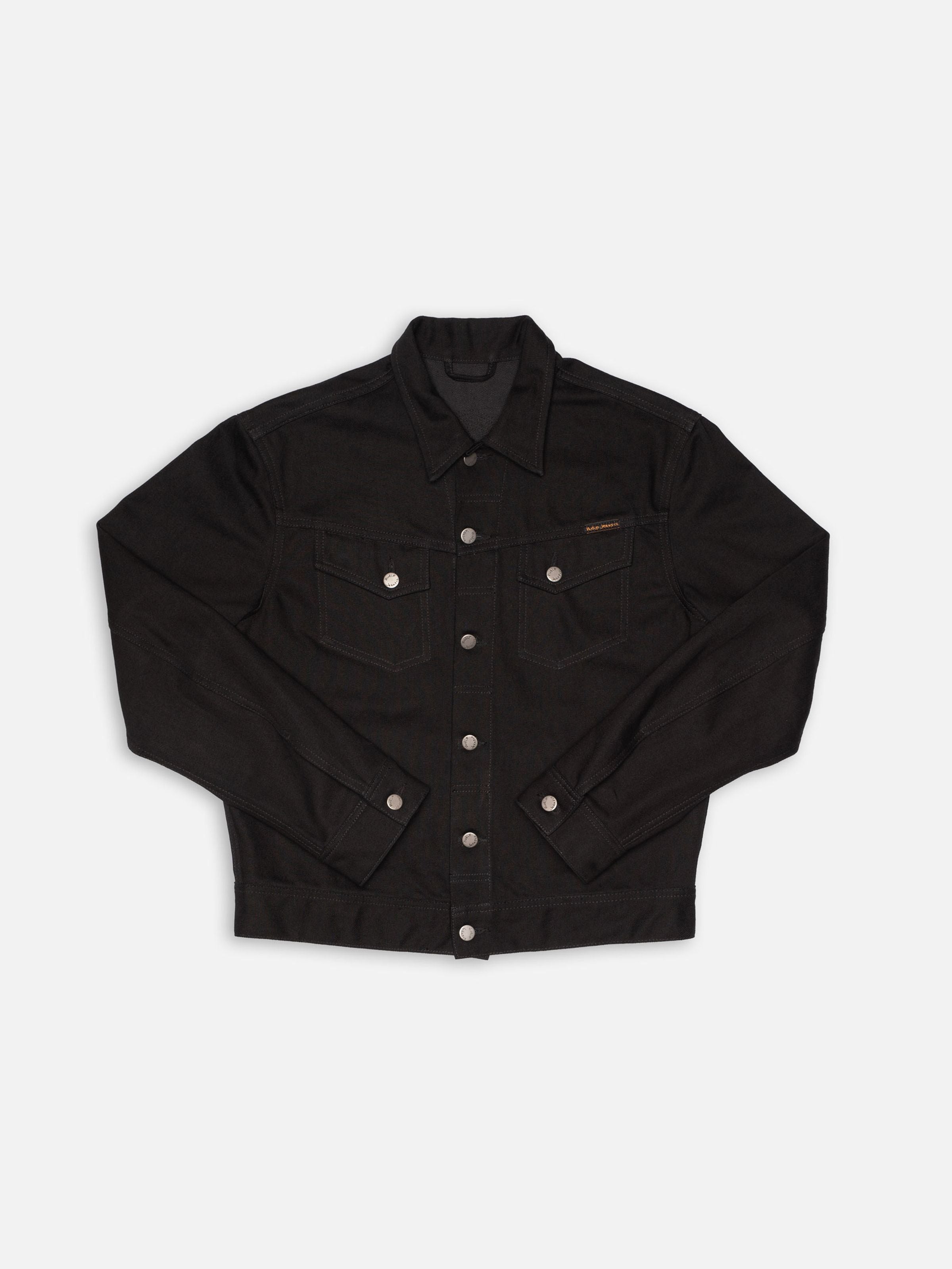 NUDIE JEANS Conny Org. Back 2 Black Men Jacket L black