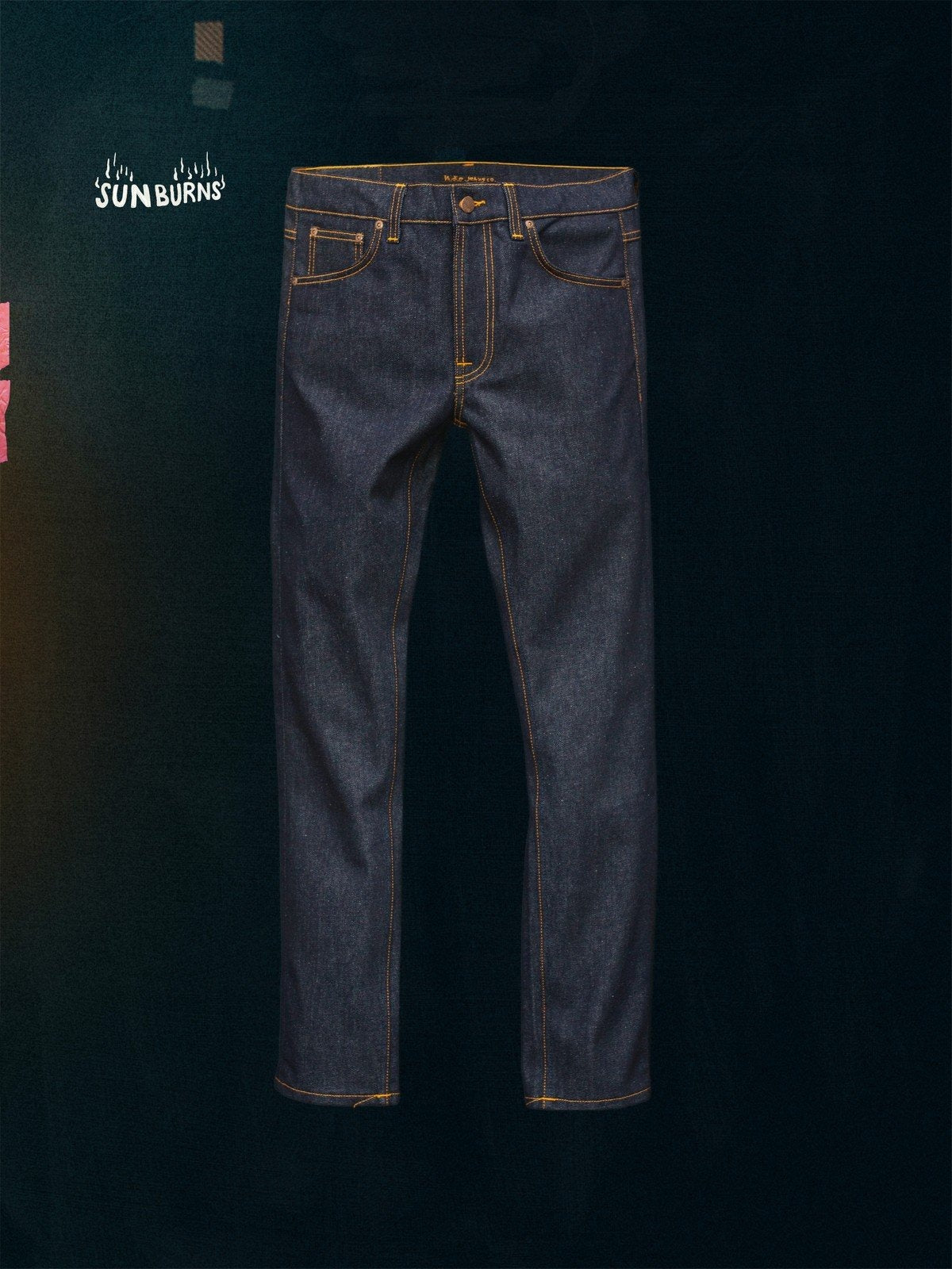 Nudie Jeans】Lean Dean Dry Sunburns Jeans – Blue Beach Denim