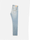 【Nudie Jeans】Lean Dean Moonstone 月光石淺藍色修身錐形牛仔褲