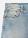 【Nudie Jeans】Lean Dean Moonstone 月光石淺藍色修身錐形牛仔褲