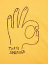 【Nudie Jeans】Roy Average T-Shirt Yellow
