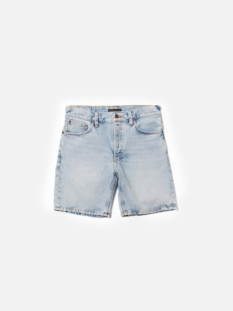 【Nudie Jeans】Seth Denim Shorts Sea Salt 14.9oz 海鹽色淺水洗牛仔短褲