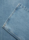 【Nudie Jeans】Tuff Tony Streaky Vintage 復古直紋淺藍高腰寬版直筒牛仔褲