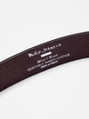 【Nudie Jeans】Western Silver Belt Dark Brown 植鞣深咖啡西部風格皮帶