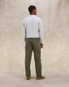 【Fortela】New Fatigue Herringbone Cotton Fatigue Trousers Green