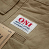 【ONI DENIM】718-CH-KHB 9.5oz Khaki Beige Selvedge Chino Slim Straight 