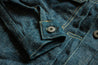 ONI DENIM 02516P-ZR-BEG Secret Denim Beige Weft 20oz Type 2 denim jacket