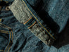 ONI DENIM 288-CCD-GOLV Olive Weft Crushed Concrete Denim Regular Straight Jeans