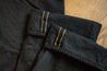 【ONI DENIM】622-CCD-BKBK Crushed Concrete Denim Black x Black Kabuki Selvedge 15oz Relax Tapered Jeans