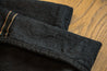 【ONI DENIM】622-CCD-BKBK Crushed Concrete Denim Black x Black Kabuki Selvedge 15oz Relax Tapered Jeans