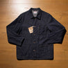【ONI DENIM】03501 HJS Drop Needle Stitching Jacquard Striped Denim Coverall Jacket 