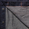 【ONI DENIM】03501 HJS Drop Needle Stitching Jacquard Striped Denim Coverall Jacket 