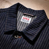 【ONI DENIM】03501 HJS Drop Needle Stitching Jacquard Striped Denim Coverall Jacket 