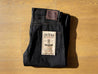 ONI DENIM 246-BKOL Black x Olive 12.5oz Neat Straight Jeans 