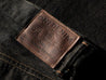 ONI DENIM 246-BKOL Black x Olive 12.5oz Neat Straight Jeans 
