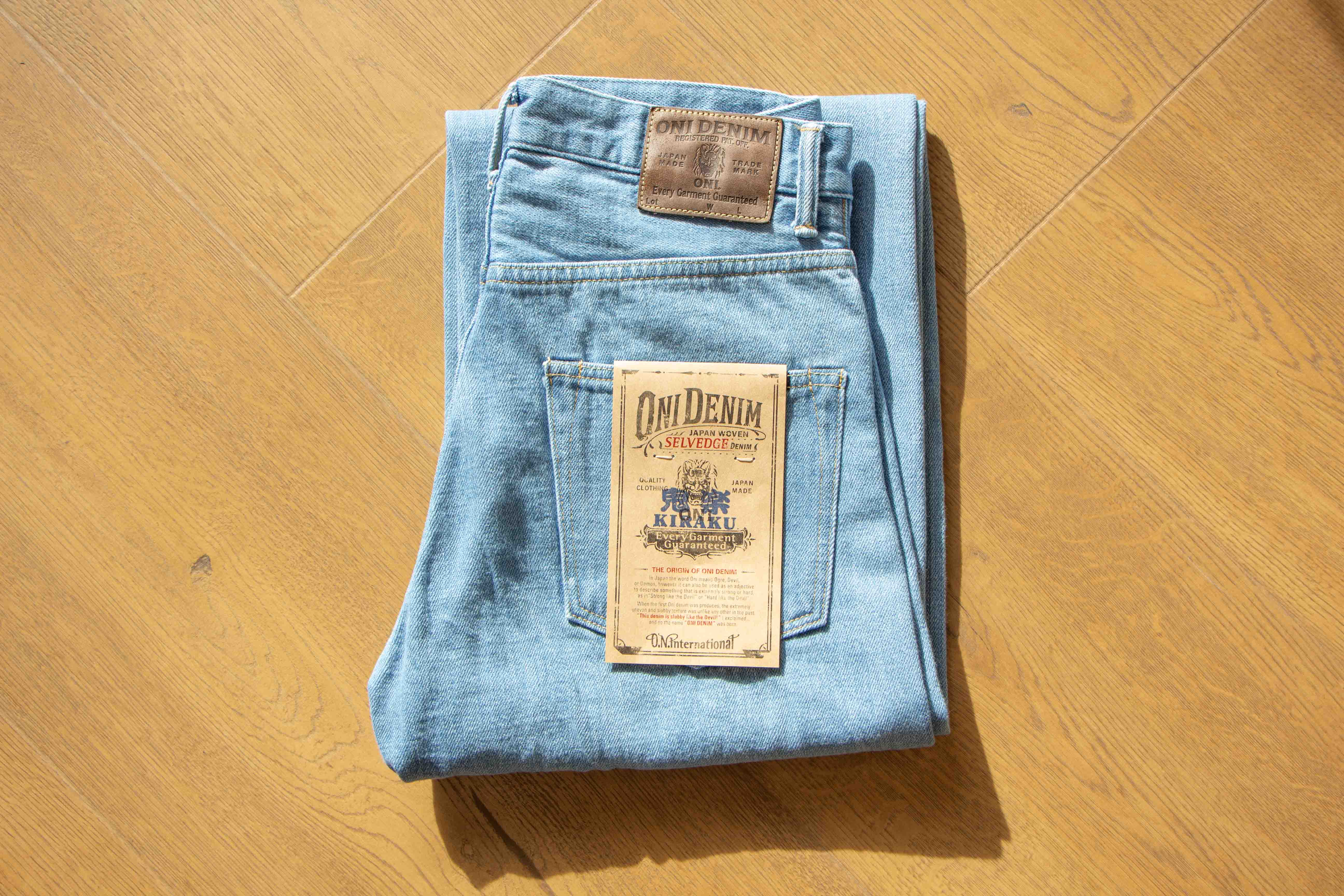 パンツ BIO JEANS WITH UNDERWEAR bio wear JEANS WITH UNDERWEAR