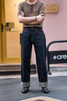 【ONI DENIM】222-13.7NEP 13.7oz Nep Denim 鬼之棉節超寬直筒牛仔褲