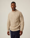 【Peregrine】Hudson Aran Sweater Skiddaw 稻桿色阿蘭毛衣