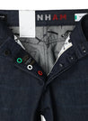 【DENHAM】RAZOR MIILWS Slim Jeans / 全義大利製 深藍乾刷 赤耳布邊 合身小直筒牛仔褲