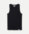 【Merz b. Schwanen】Iconic Ribbed Cotton Tank Top Black  黑色經典羅紋坦克背心