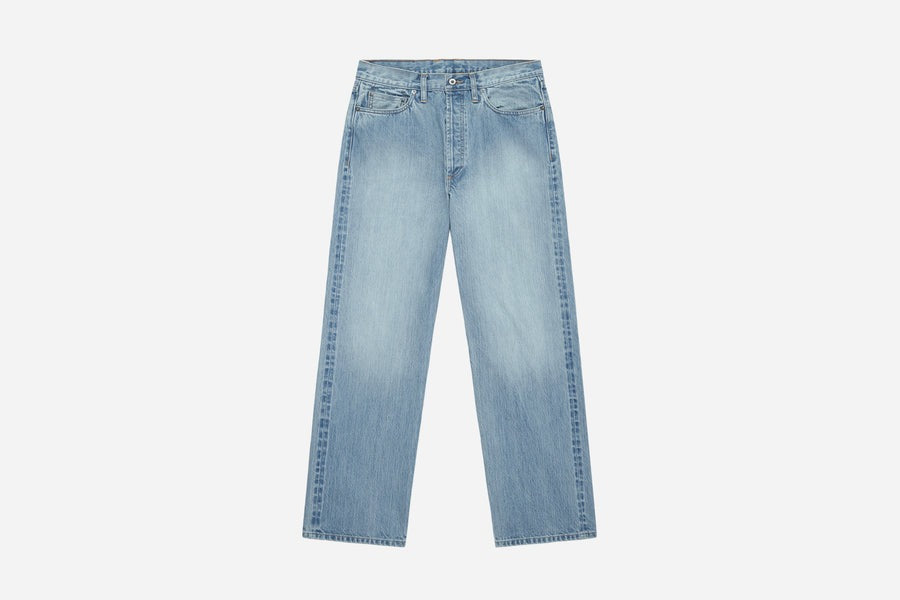 【3sixteen】RS⁠-⁠100xv Relaxed Straight ⁠Vintage Wash 淺藍復古赤耳水洗寬鬆直筒牛仔褲