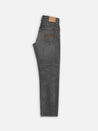 【Nudie Jeans】Rad Rufus Grey Crosshatch 復古十字紋灰黑刷色直筒牛仔褲