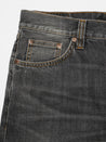 【Nudie Jeans】Rad Rufus Grey Crosshatch 復古十字紋灰黑刷色直筒牛仔褲