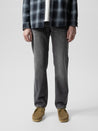 【Nudie Jeans】Rad Rufus Grey Crosshatch 復古十字紋灰黑刷色直筒牛仔褲
