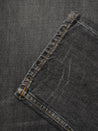 【Nudie Jeans】Rad Rufus Grey Crosshatch 復古十字紋灰黑刷色直筒牛仔褲