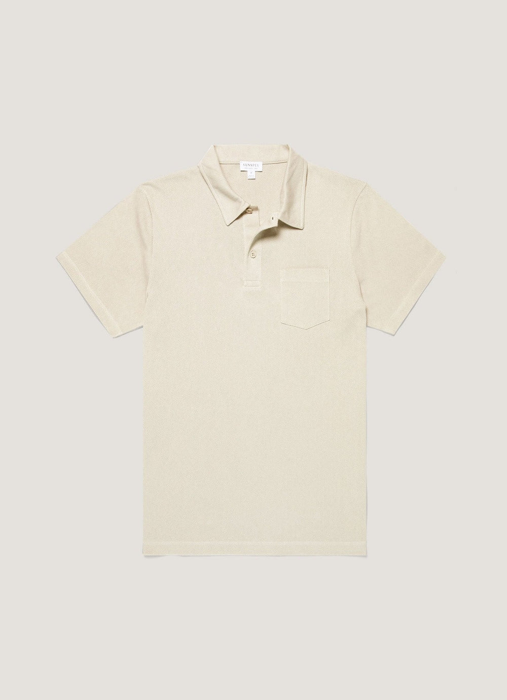 Sunspel Riviera Polo Shirt Ash 26