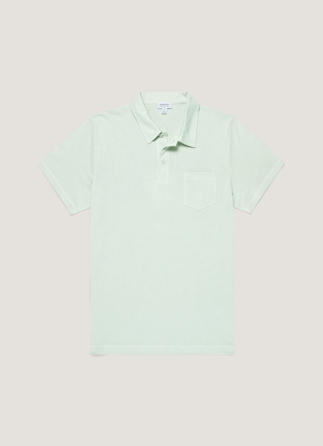 Sunspel】Riviera Polo Shirt Laurel 26 – Blue Beach Denim